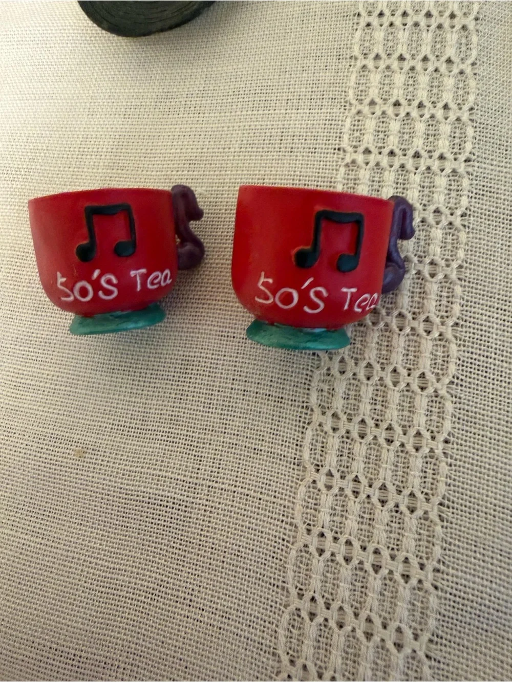 1995 Promo Accents by Val, Ltd. 1950s diner-themed collectible set